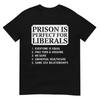 (Sul retro) La Prigione È Perfetta Per I Liberali T-shirt con Citazione Anti Liberale