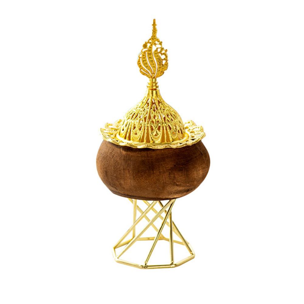 

Moisture Proof Festival Incense Stove Golden Wood Octagonal Aromatherapy Rack Desktop золотой