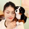 Adorable Bernese Mountain Dog Plush Toy – Realistic Sheepdog Cloth Doll Gift