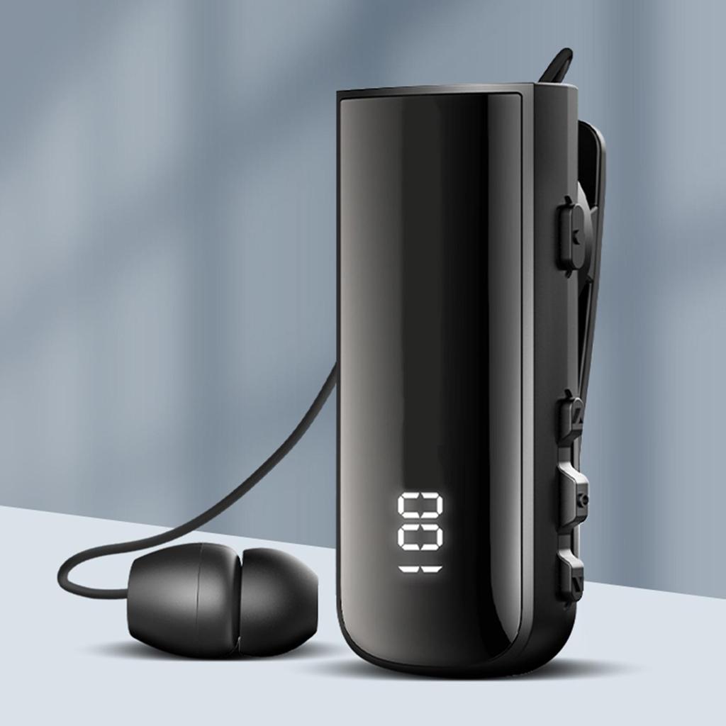 IPX7 Waterproof Bluetooth clip on Earphone Noise Cancelling windproof Wireless Headphone ears in lotus with wire