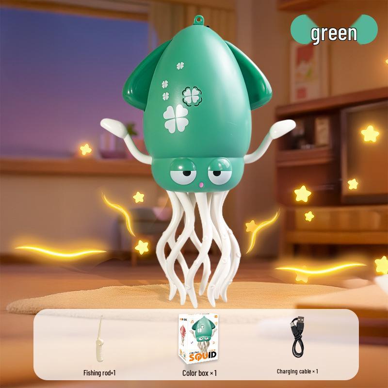 Rechargeable Magic Dancing Octopus Toy with Obstacle Avoidance and Induction for Kids