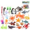Simulare Mini Model Viață Marină Delfin Mizuse Căluț de Mare Caracatiță Homar Set Ornament Static Jucărie
