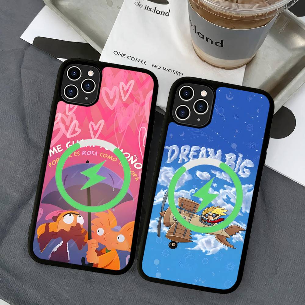 Geometric Bauhaus Art Magnetic Wireless Phone Case For IPhone 17 16 15 14 13 12 11 Pro Max For Magsafe Cover