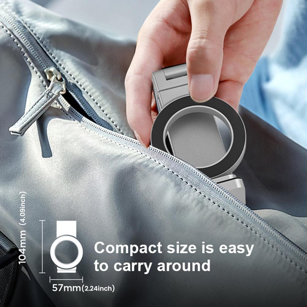 Airplane Phone Holder with 360 Degree Rotation Travel Phone Stand Adjustable Foldable for Long Flight Flying