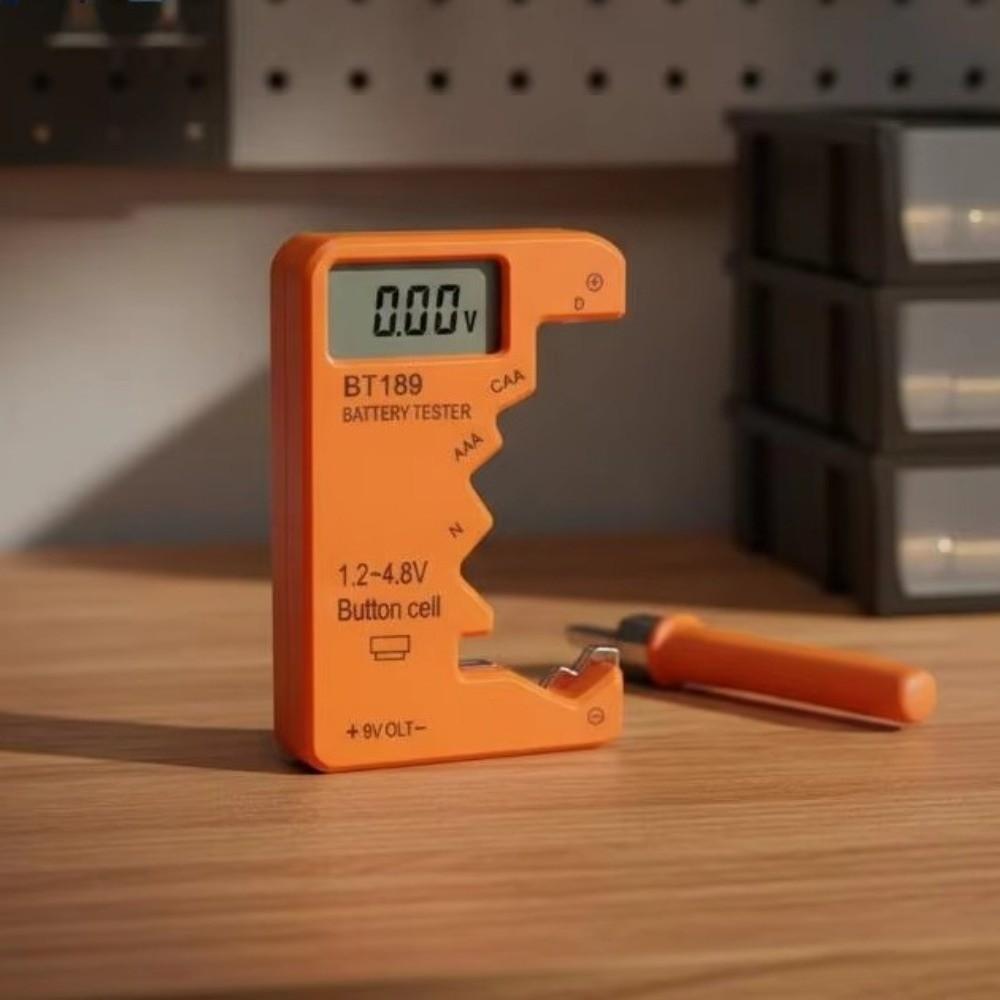 Voltage Checker Digital Battery Tester LCD Display Universal Battery Tester For DIY Lover