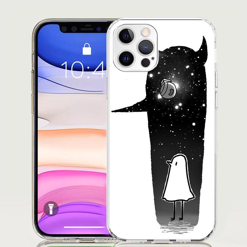 Oyasumi Punpun Phone Case For iPhone 17 Air 16 15 Plus 11 14 Pro Max 13 Mini 12 7 8 + SE Pattern Art Customized Cover 17 Air 16