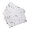 Creative PU Leather Marble Coasters Coffee Coasters Kitchen Placemats Dining Table Black and White Chic Decoration