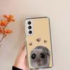 Funny Sad Hamster Meme Clear Phone Cases for Samsung S26 Ultra Galaxy S25 Edge S24 S23 FE S21 Plus S20 S22 S10 Cover Patterned C