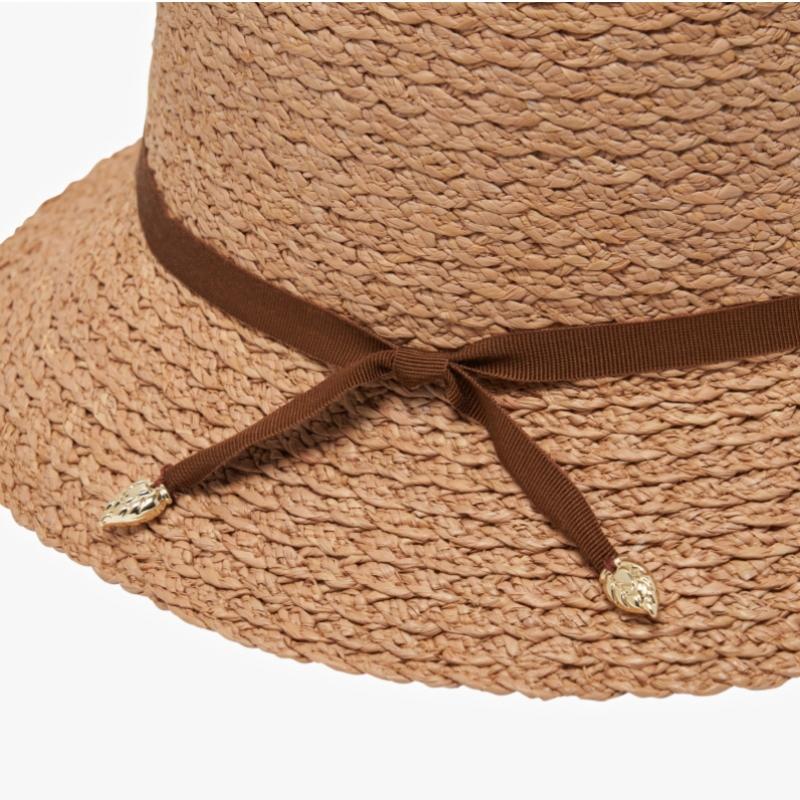 Helen Kaminski Viola Nugget Shell Cloche Bucket Hat Hat51740