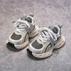 Boys Girls Sports Shoes Thick Soft Sole Children Sneakers Mesh Breathable 2025 New Fashion Kids Running Shoes for Students Trend