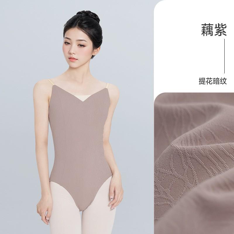 Womens Ballet Leotard With Built-in Bra Pad High-Cut Seamless Dancewear Gymnastics Yoga Training