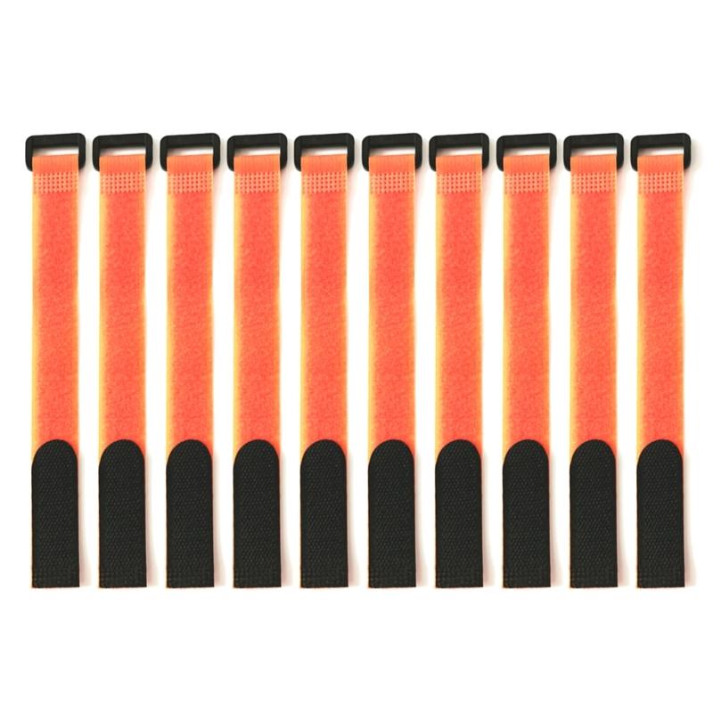 10 Pezzi Cinturino Regolabile Riutilizzabile per Canna da Pesca, Fascetta Porta Canna, Fascette per Attrezzatura da Pesca, Supporti per Cavi/Canne, Accessori da Pesca Durevoli