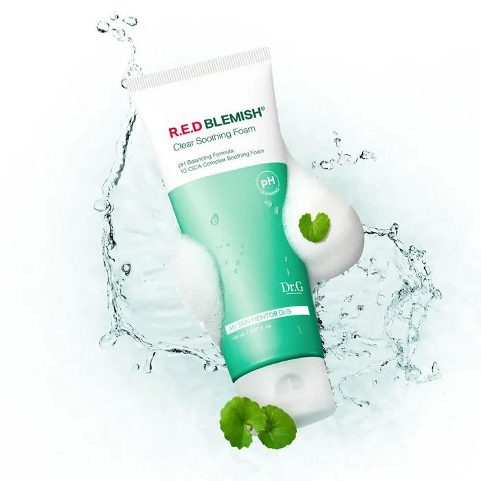 Cica Calming/Sensitive Skin_Mildly Acidic Red Blemish Clear Soothing Foam 150mL