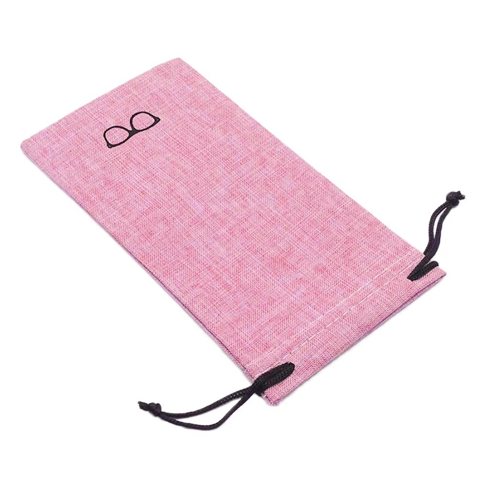 1/5/10/20Pc Eyewear Case Accessories Soft Cloth Glasses Bag Drawstring Portable Linen Fabric Eyeglasses Pouch Pocket for glasses