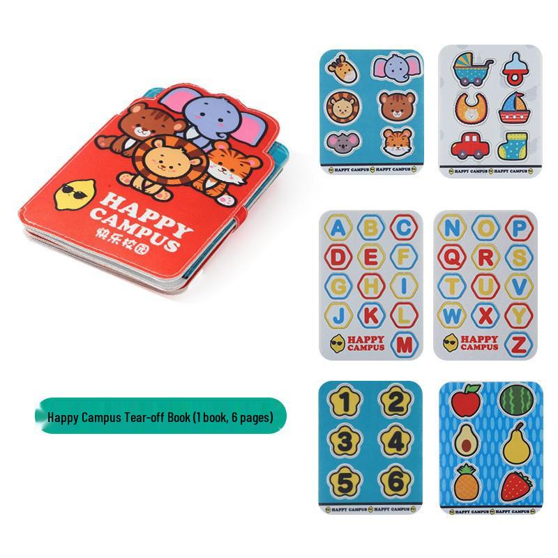 Indestructible Early Education Cloth Book: Chewable, Washable Toys for Infants & Toddlers