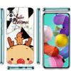 Průhledný kryt s červeným nosem losa a Santa Clausem pro Samsung Galaxy A52 A12 A51 A32 A21s A71 A32 A22 50 A70 A31 A72 5G