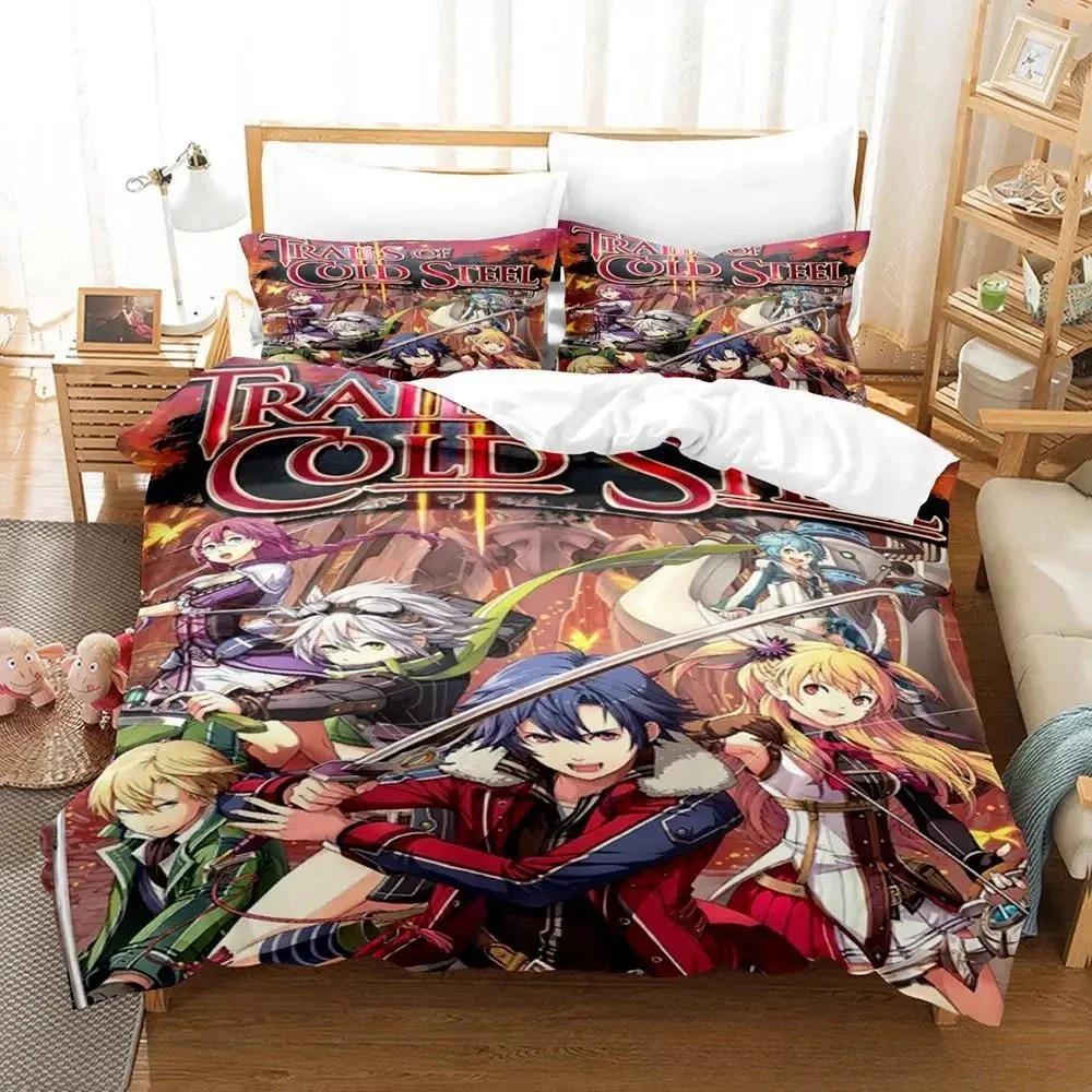 Vibrant Lightweight Single Twin Full Queen King The Legend of Heroes Trails Cold Steel Size Bed Adult Kid Bedroom Quilt