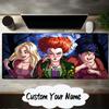 Custom Name Mouse pad Witch Sisters In The Moonlight Mouse pad, Gaming Mouse Pad, keyboard pad, Desk Decor for computer notebook Fan Birthday Gift
