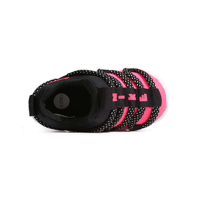 Nike Novice Slip Resistant Cushioning Lightweight Low top Sports Casual Shoes Black Pink Infant And Toddler AQ9662-002