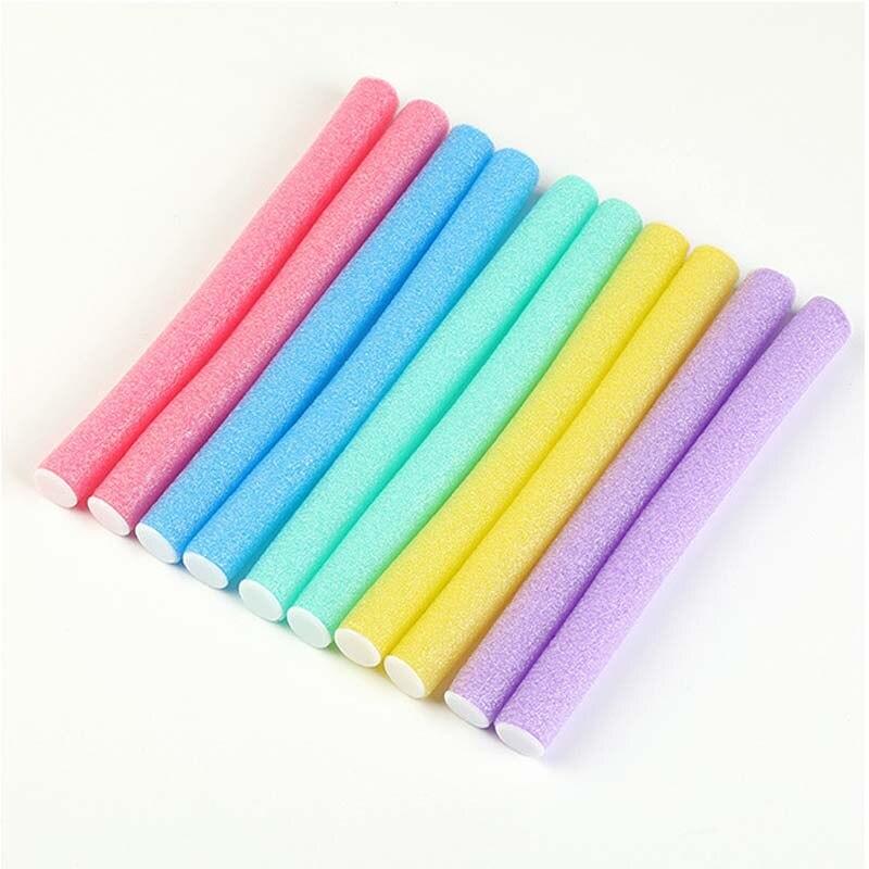 10pcs Universal Perm Curling Bar Hair Curling Stick Colorful Sponge Curling Iron Pearl Cotton Eva Curling Iron