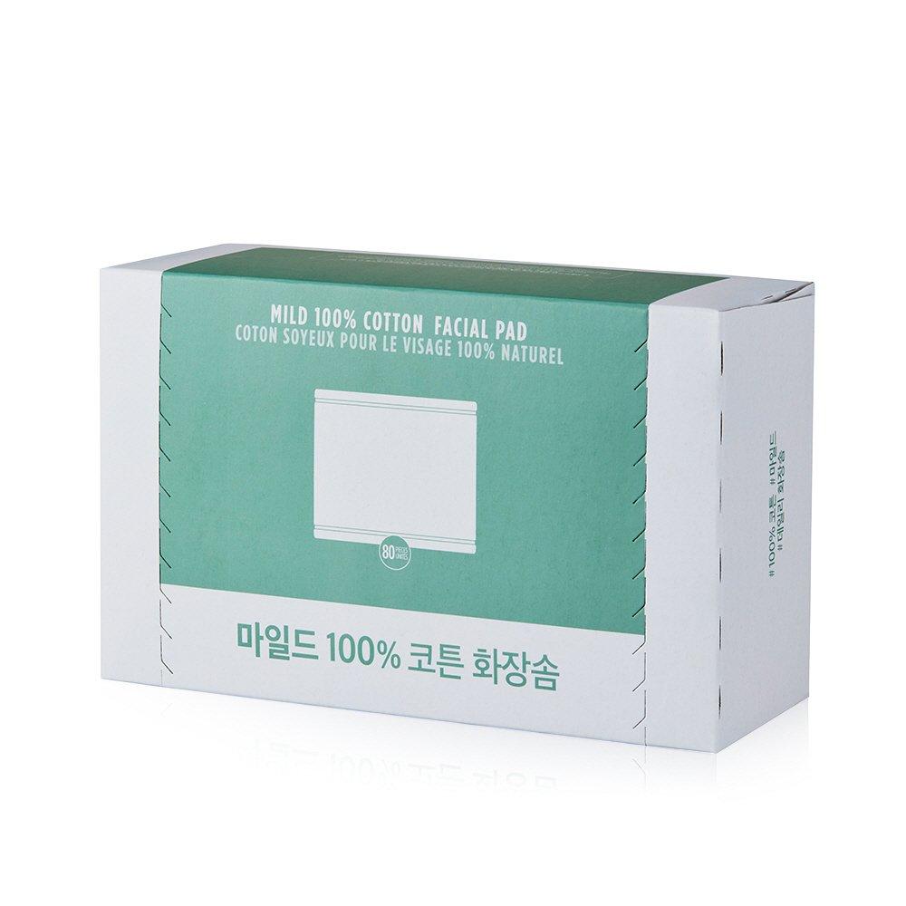 

[The Face Shop] Daily Beauty Tools Mild 100% Cotton Cotton Pads 80 Sheets