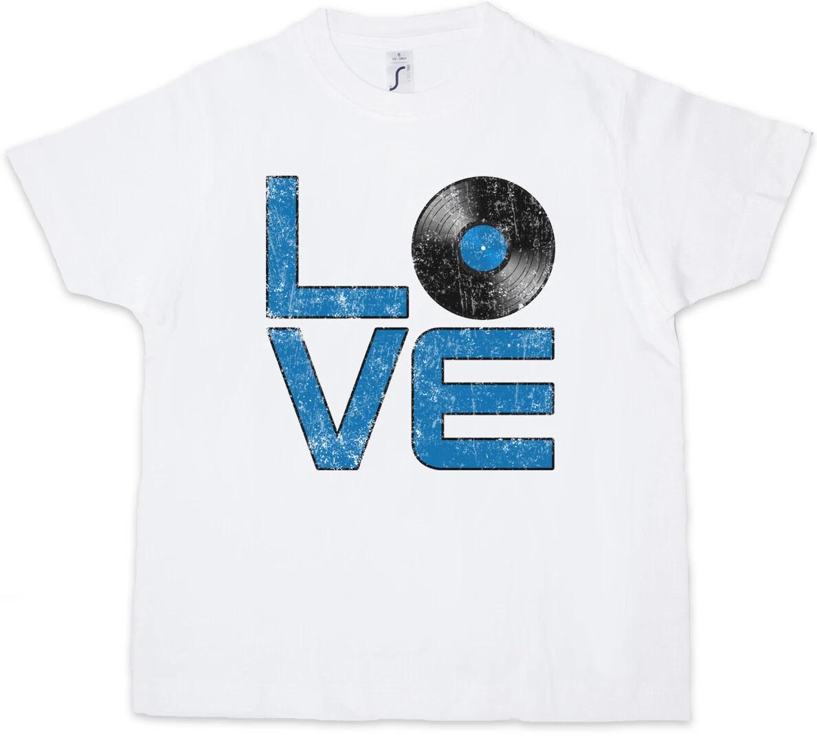 VINYL LOVE Kids Boys kids boys T-Shirt Club Disco Turntable DJ MC Disc Record 130