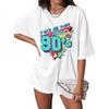 Take Me Back To The 90's Oversized Tshirts Women 90s Outfit Top Vintage Crew Neck Tops Shirt for Birthday Party Gift