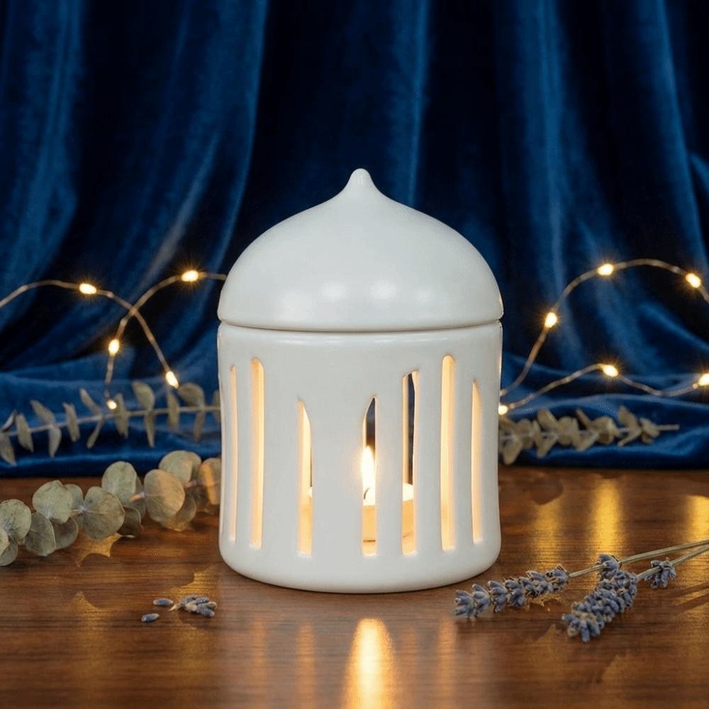 Ethnic Candle Holder Ceramic Tealight Candlestick Home Decoration Candle Base  Festival