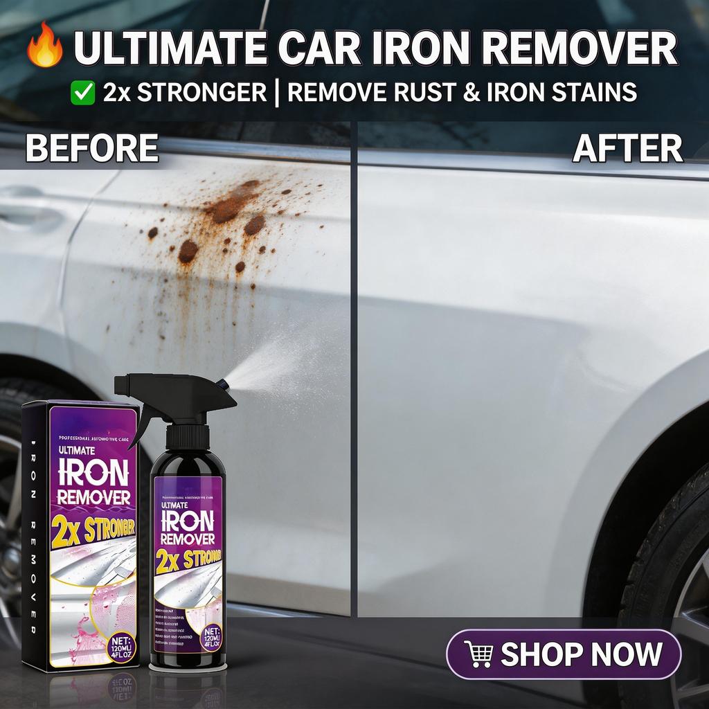 Large Capacity Car Metal Rust Remover Inhibitor Powder Remover Multipurpose Cleaning Spray Professional Auto Care Fast Acting