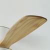 Living Room Bedroom Solid Wood Ceiling Fan Creative Villa Hotel Decoration Fan Nordic Minimalist Variable Frequency Fan