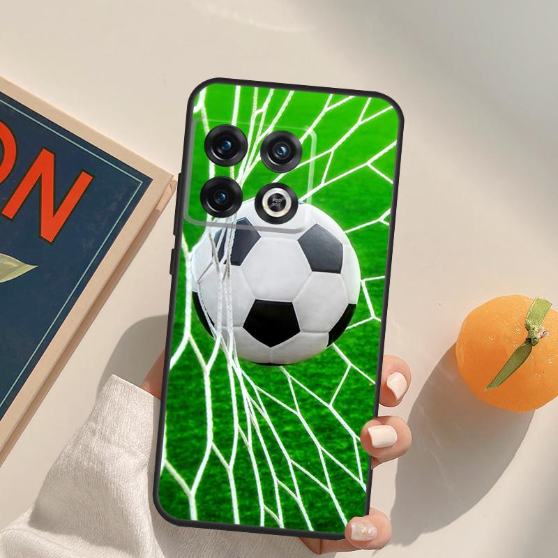 Football Soccer Ball Case For OnePlus 13T 10T 10R 12R 13R 15 13 12 11 10 9 Pro Nord CE 5 2 3 4 Lite N20 N30 Cover