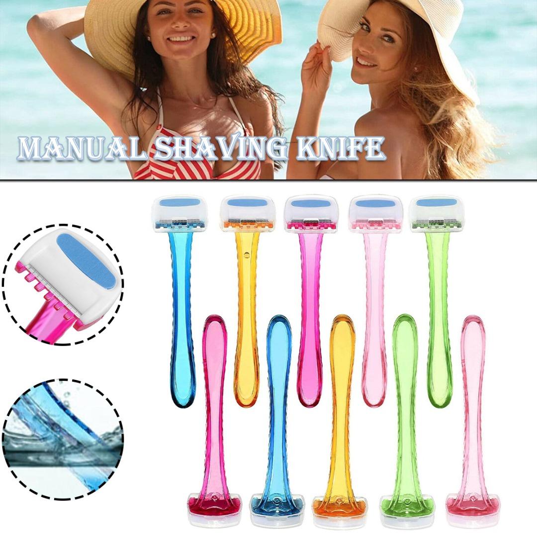 

PDTO Прочная женская бритва для бикини, триммер для путешествий, бритвы для удаления лобка, бритва T-типа