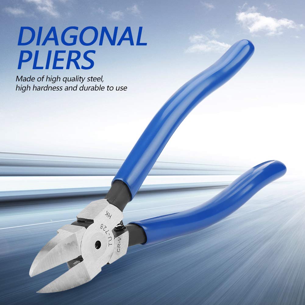 Tapered Chrome Vanadium Steel Nippers for Wire and Cable Cuts Hard Improves Work Suitable for Professional Disaster Outdoor and Compatible with