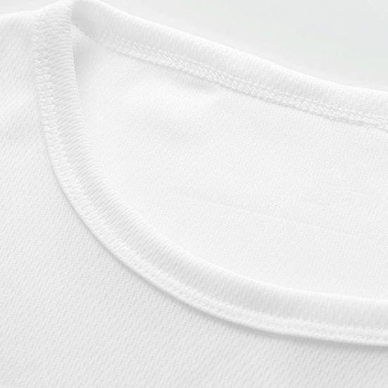 Summer Quick-Drying T-shirt Crew Neck Short Sleeve Solid Color Tee Breathable Casual Tee Shirt for Boys Girls Men Women Fitness