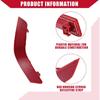 No.265656FV0B Bumper Reflector for Nissan Rogue 2016-2020 / Rear Left Light Reflector Cover Bumper/Durable Plastic / 1Pcs Red