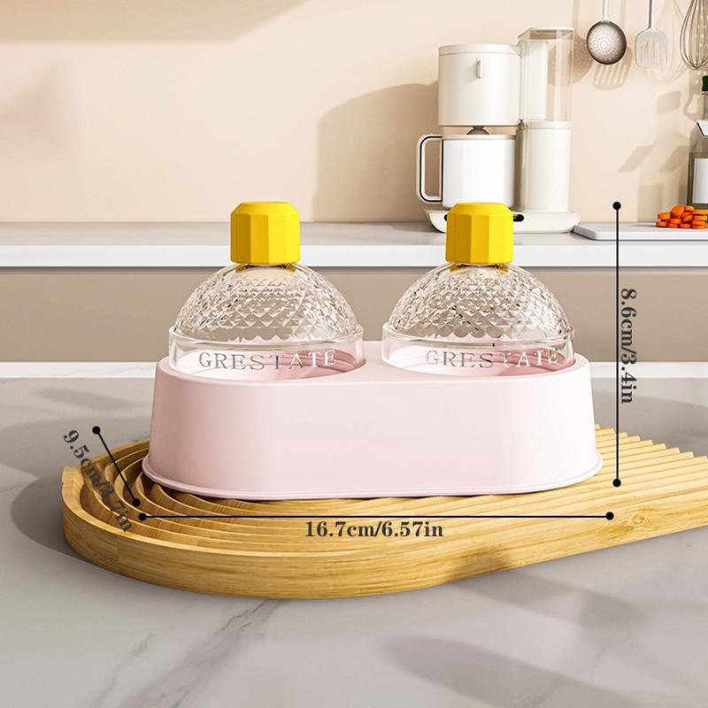 Silicone Ice Ball Molds for Whiskey  Round Makers with Lids Ice Cube Maker for Cocktails, Bourbon, and Drinks Bartender