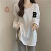 Women’s Long-Sleeve Embroidered Top, 2025 New Collection - Versatile, Slim-Fit, Large-Size for Spring, Autumn, and Winter.