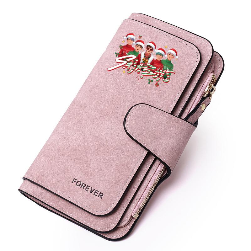 Portafoglio Kpop Devil Hunter Donna Portamonete Cacciatore Carino Porta Carte di Credito Portapassaporto Portafoglio in PU