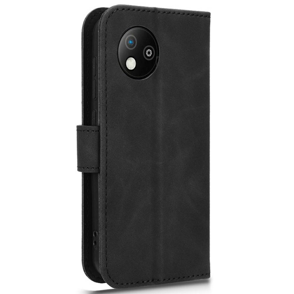 For ZTE Blade A35 Lite Leather Case Skin-Feel Anti-Drop Wallet Flip Phone Cover