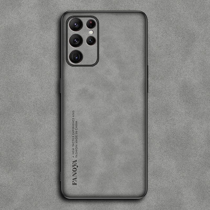 Luxury PU Leather Case For Samsung Galaxy S22 S21 Plus S22 Ultra Cover Silicone Phone Case For Samsung S21 Ultra S22 Plus Coque