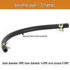 Oil-Resistant Rubber Hose & Clamp Set for Diesel/Gasoline Engines (5/7/9/13mm)