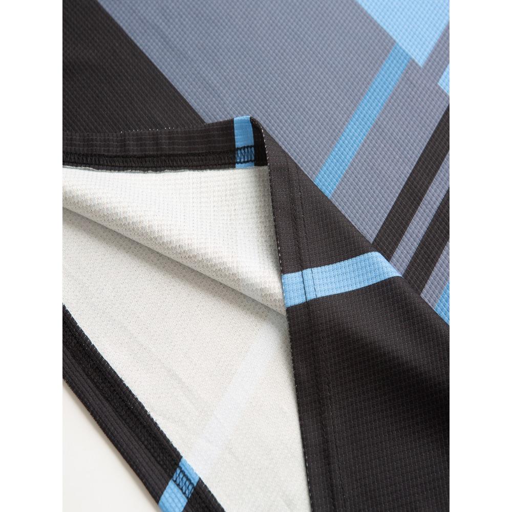 Summer Men's Casual Striped Printed Short Sleeved Polo Shirt