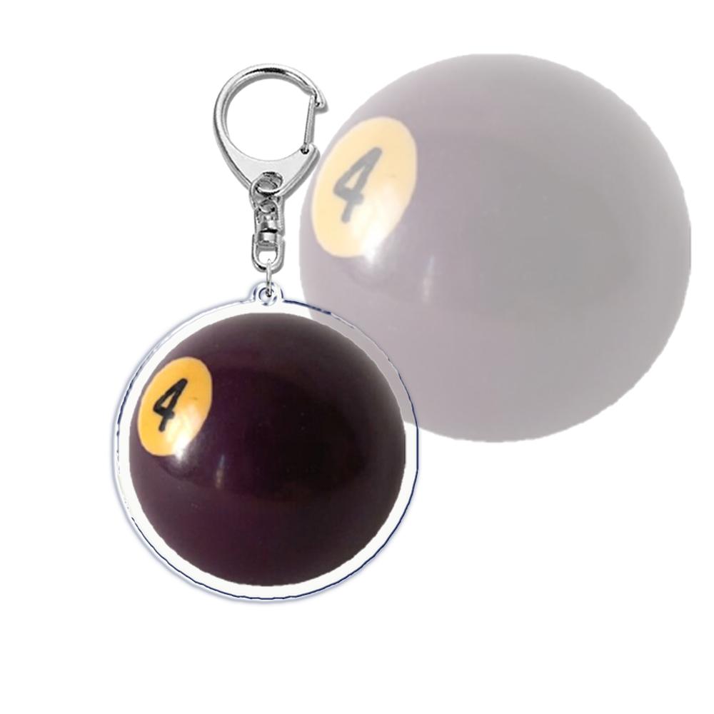 Biljart Zwarte 8 Sleutelhanger Sleutelhangers Ring voor Accessoires Tas Graffiti Hanger Sleutelring Sieraden Fans Creatieve Cadeaus voor Vrienden