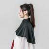 Hair Dye Tools Short Black Waterproof Hairdressing Salon Tool Barber Hair Cutting Cape Cloth Wrap Hairdressing Cape