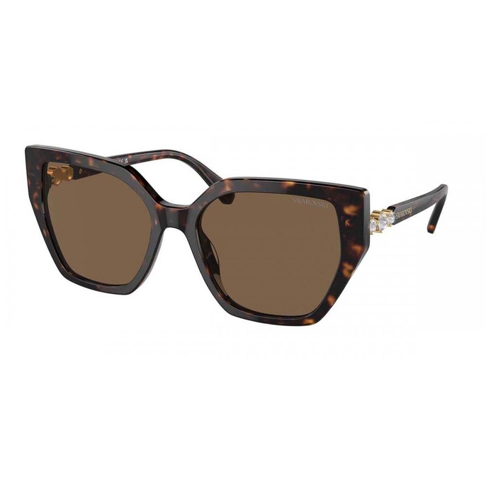 

Swarovski Sk6016 100273 Women Sunglasses Dark Tortoise/56