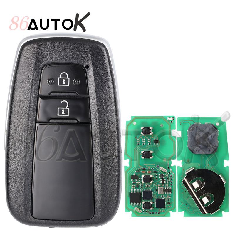 Auto Remote Key for Toyota C-HR chr Car Remote Control Key 433/434Mhz CHR Board 61E206-0010 MDL BR2EX Smart Key 2 Buttons 2 Buttons