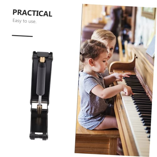 Totority Piano Lid Lowering Device, Black, for Slowly Closing Piano Lid
