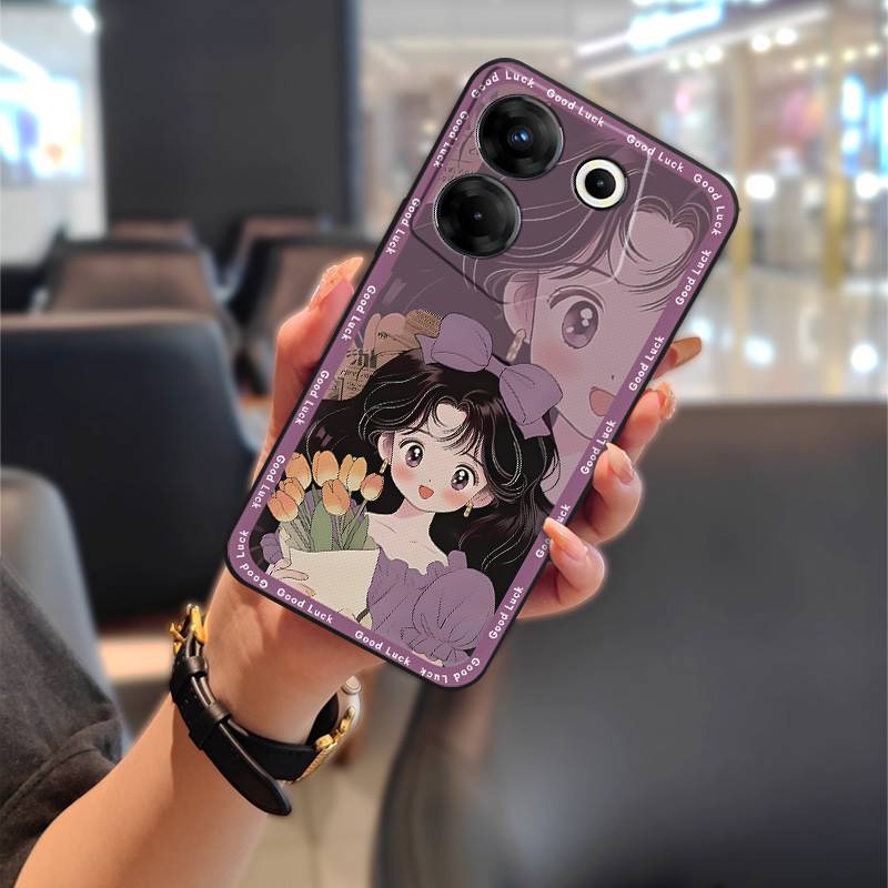 Silicone Durable Phone Case For Tecno Camon20 Pro 5G/CK8n Full Wrap Phone Pouch Cartoon Fashion Design Back Cover Cute