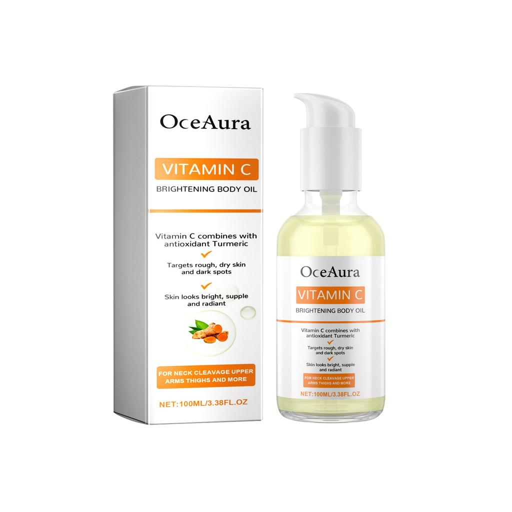 OceAura Collagen Body Oil, Hydrating & Nourishing Massage Oil for Dry Skin, Daily Moisturizer for Full Body Skin Care, Tightening & Smoothing