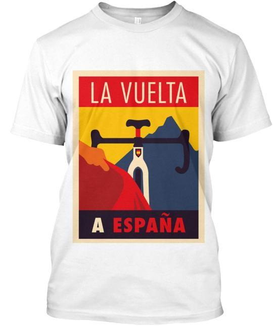 Футболка Vuelta Espana Сделано в США Размер от S до 5XL Унисекс XXXL